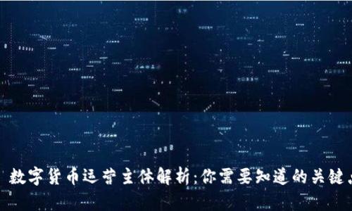 : 数字货币运营主体解析：你需要知道的关键点