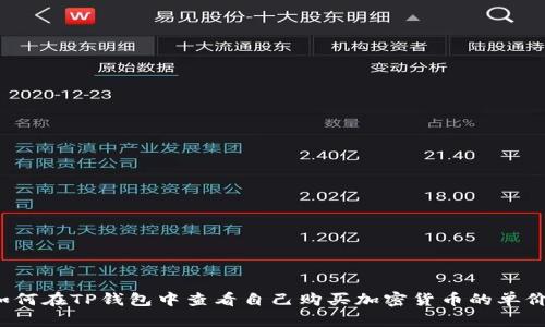 如何在TP钱包中查看自己购买加密货币的单价？