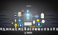 : TP钱包测试版过期怎么办？详解解决方法与常见